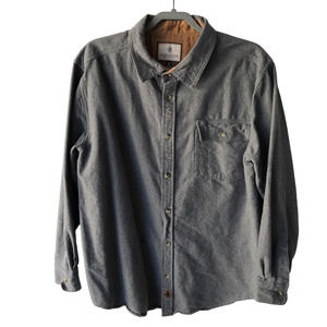 Legendary Whitetails Flannel Shirt Men's XL Buck Camp Long Sleeve Button Up